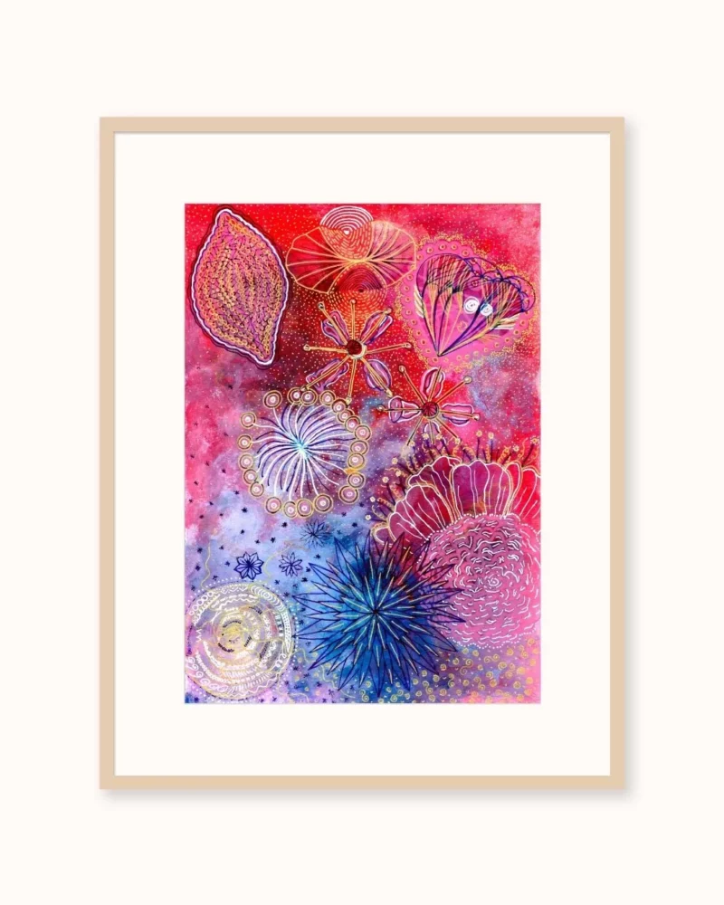 Azul y rosa