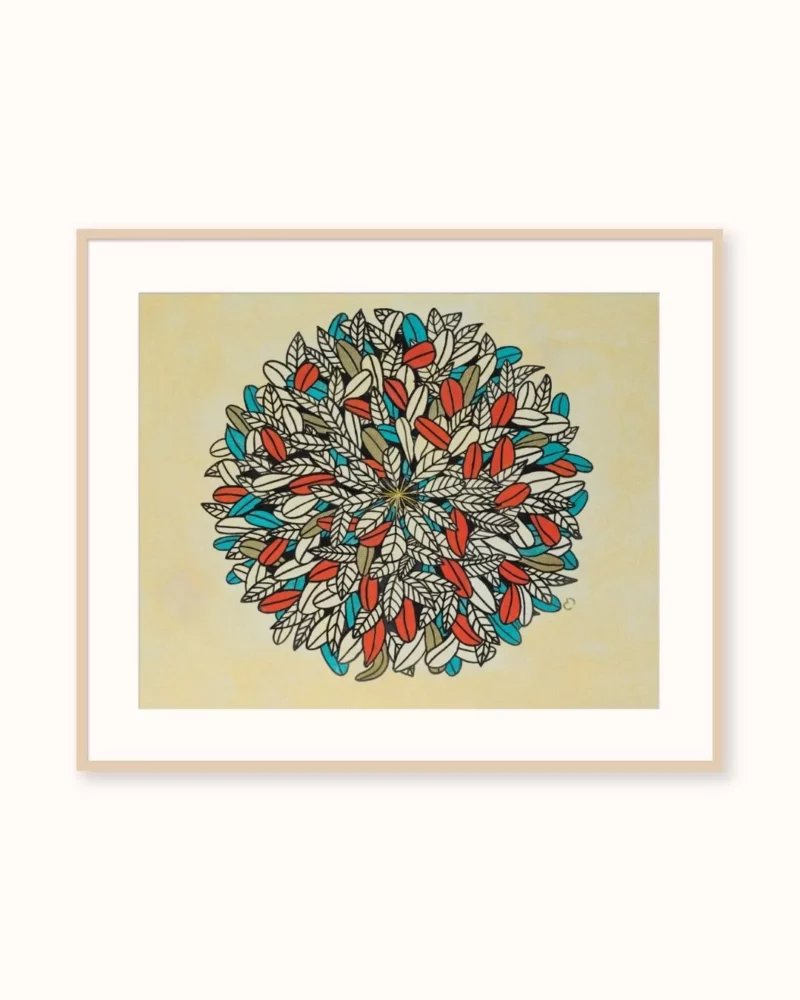Mandala feuilles