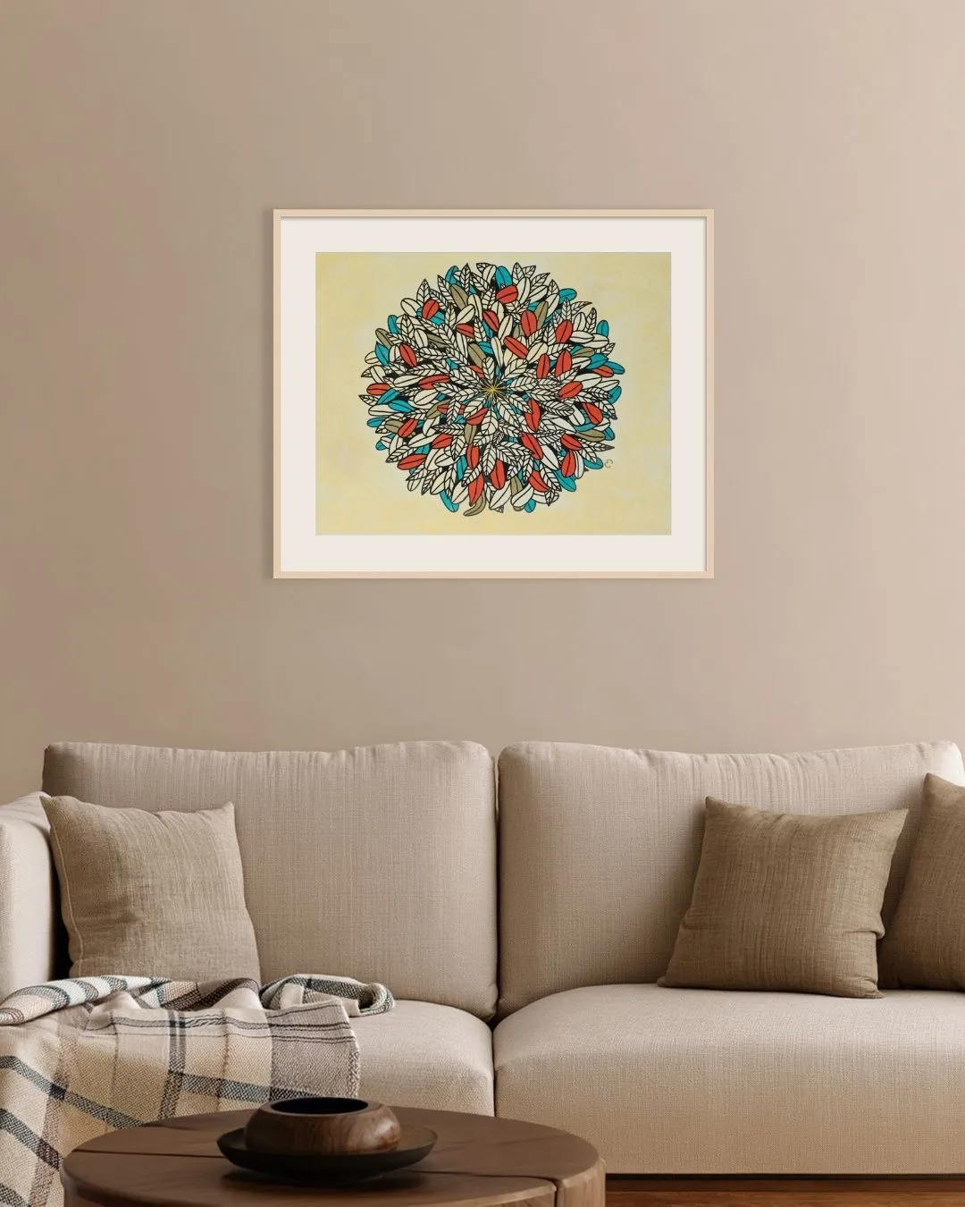 Mandala feuilles – Image 2